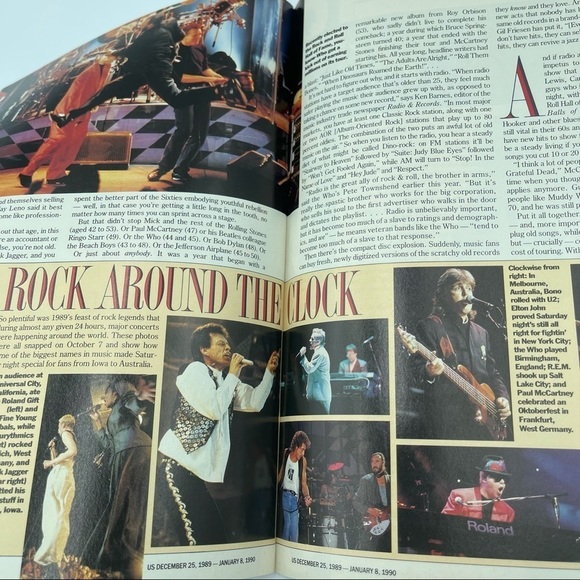US Entertainment Magazine 1990 1989 Yearbook - Picture 4 of 7